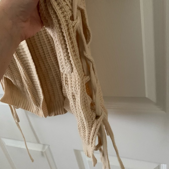 Lace up side cardigan - Picture 2 of 3